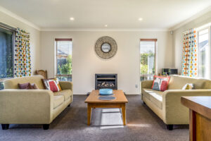 small living room looks bigger