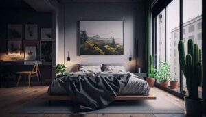 small bedroom looks bigger